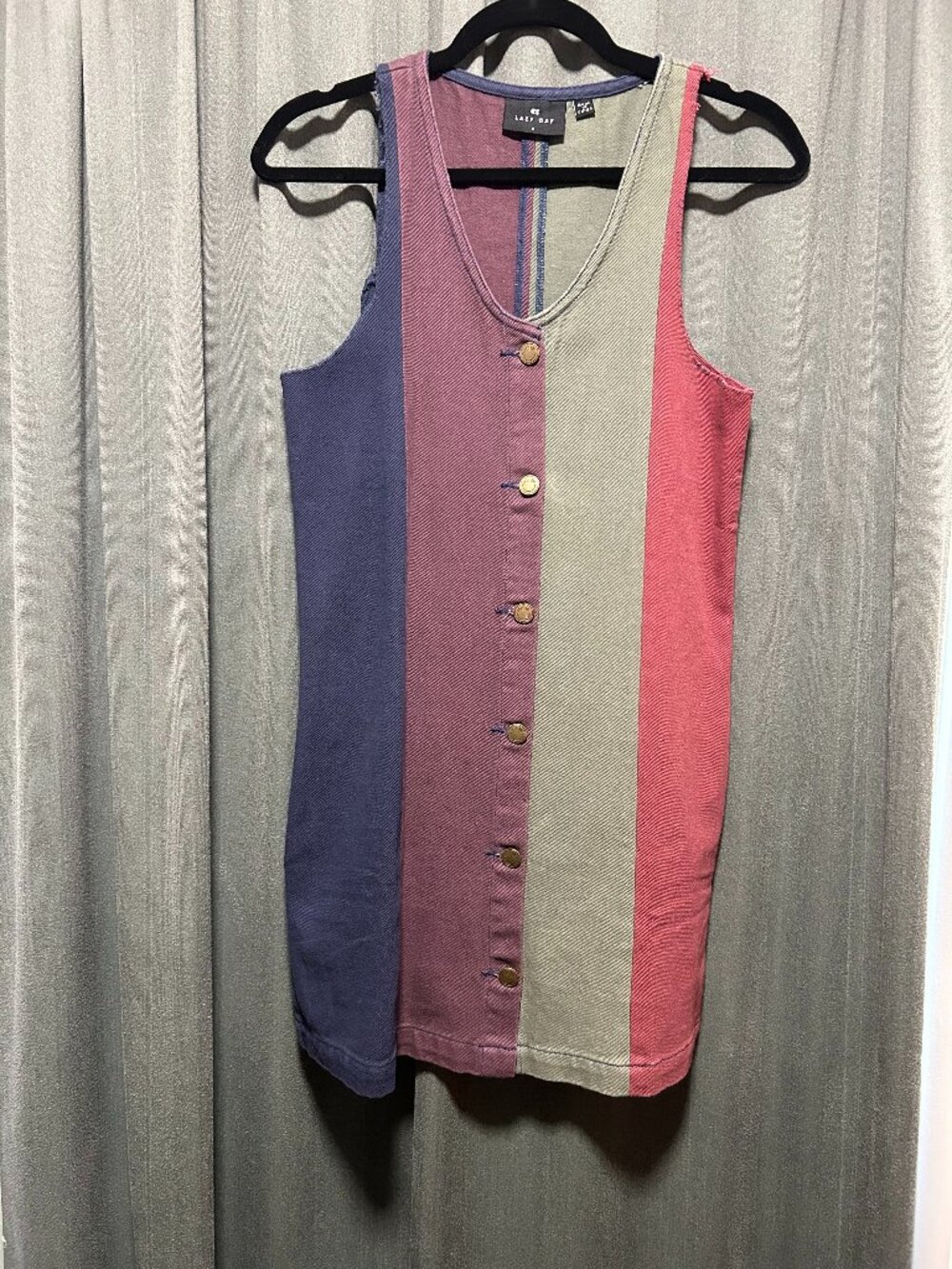 Lazy Oaf Vertical Stripe Mini Dress